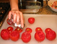 tomato stuffed with rice 07 tomato stuffed with rice 07